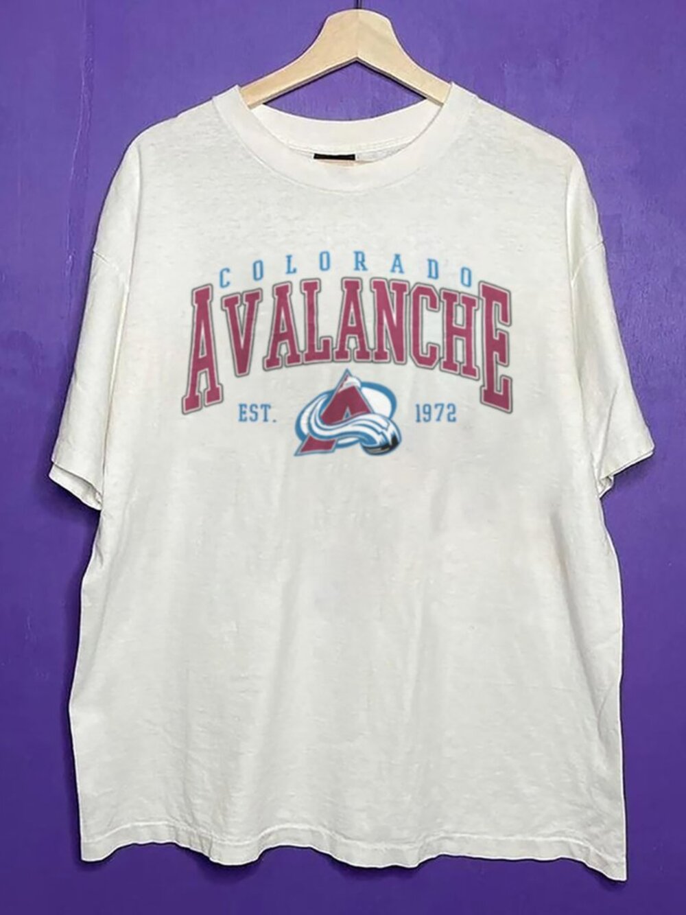 Vintage Colorado Avalanche Hockey Shirt, Retro NHL Colorado Avalanche Shirt Tee
